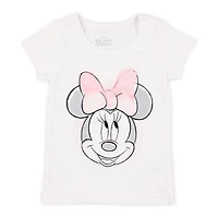 Kid's Pastel Disney Minnie Mouse Graphic Tee