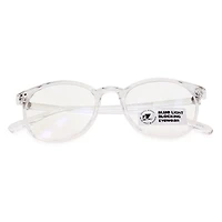 Ladies Clear Blue Light Blocking Glasses