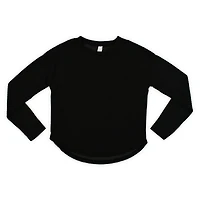 Juniors Waffle Knit Lounge Top