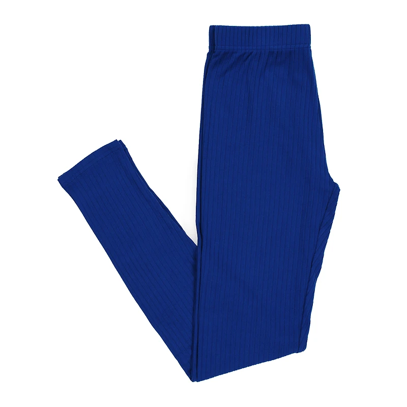 Juniors Ribbed Leggings - Navy Blue