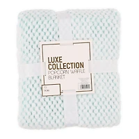 The Luxe Collection Popcorn Waffle Blanket 50in x 60in