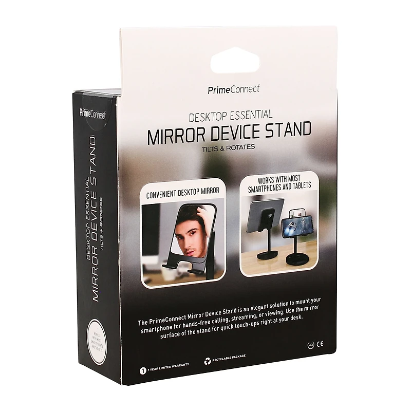 Desktop Tablet/Phone Stand With Vanity Mirror