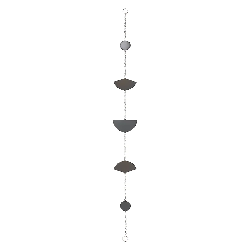 Geometric Metal Hanging Wall Art Decoration 28in