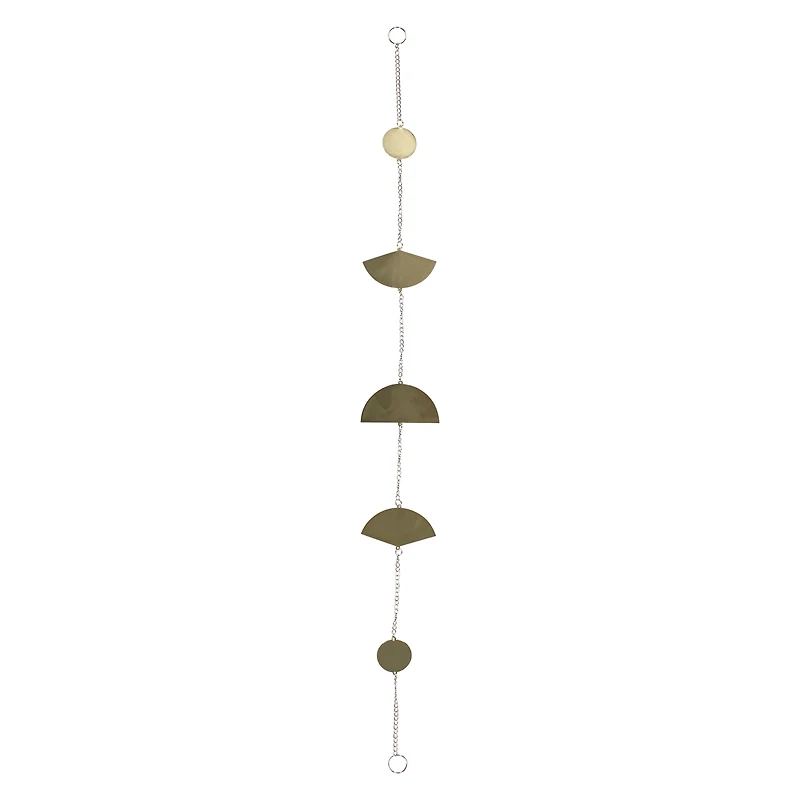 Geometric Metal Hanging Wall Art Decoration 28in