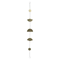 Geometric Metal Hanging Wall Art Decoration 28in