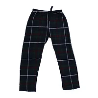 Young Men's Navy Plaid Flannel Lounge Pants