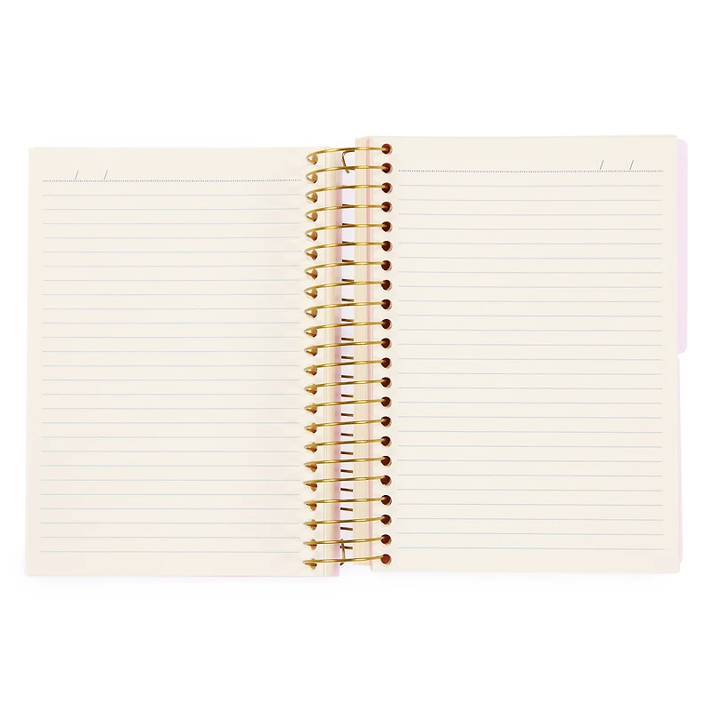 3-in-1 Jumbo Spiral Journal w/ Dotted, Lined & Blank Pages
