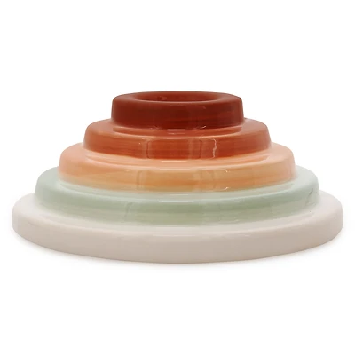 Tiered Dolomite incense Holder