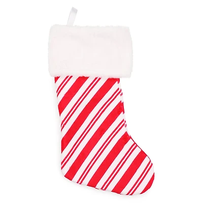 Holiday Stocking 20in - Candy Cane