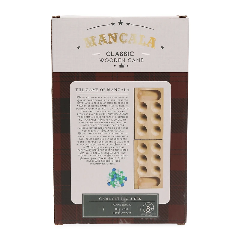 Mancala Classic Wooden Game