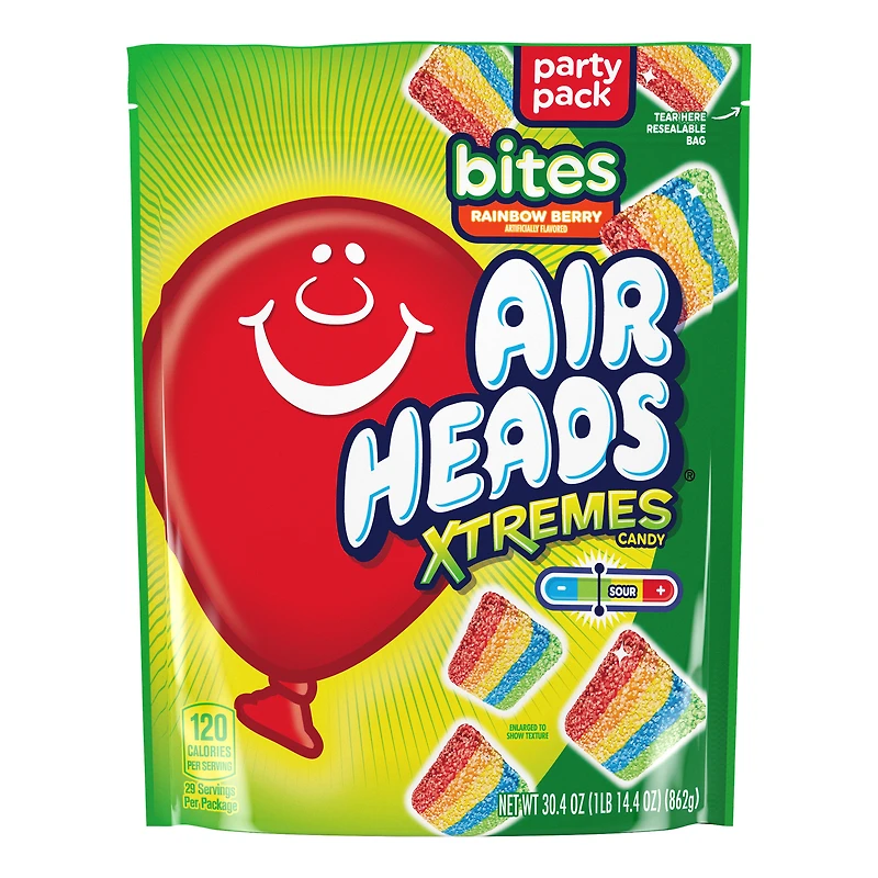 Airheads Xtremes® Bites Rainbow Berry 1.9lb Bag