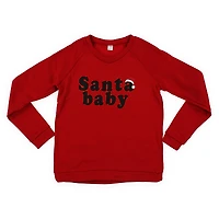 Juniors 'Santa Baby' Sweatshirt