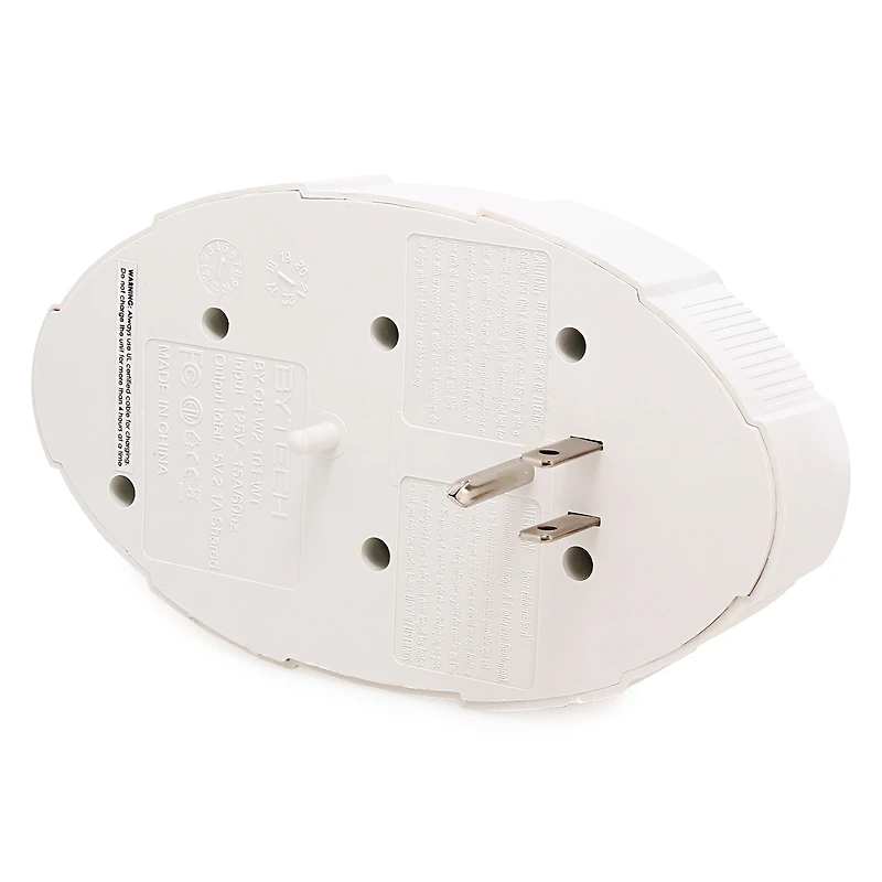 6 Outlet & 2 USB Port Universal Wall Plate Charger