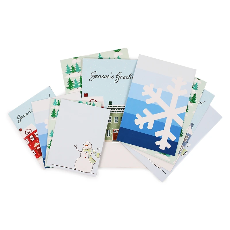 Holiday Gift Boxes 10-Pack - Traditional Christmas