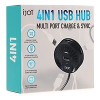 4-in-1 USB Hub Multi-Port Charger