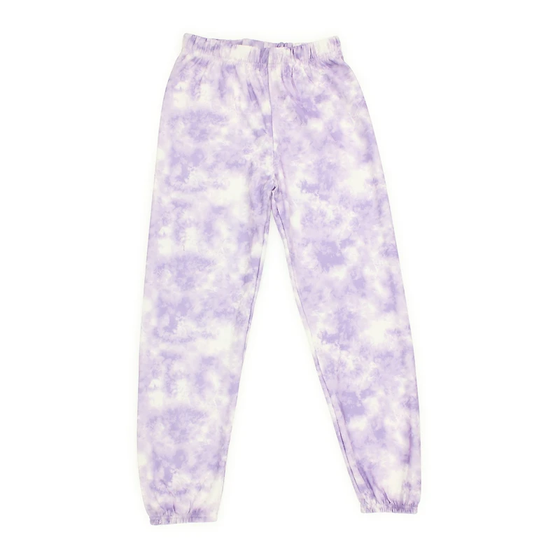 Juniors Lavender Tie Dye Sweatpants