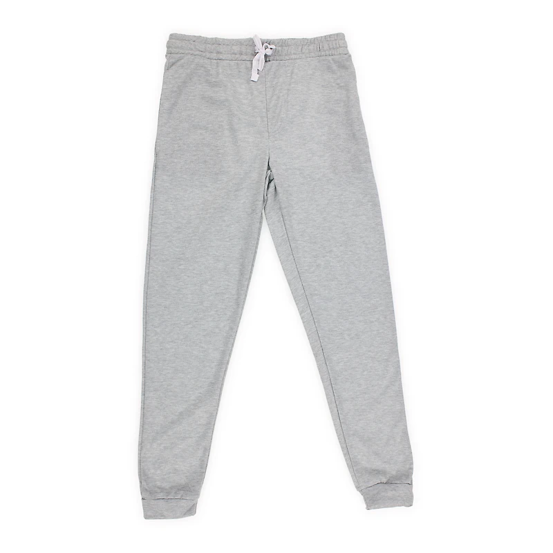 Young Men's French Terry Joggers - Heather Gray