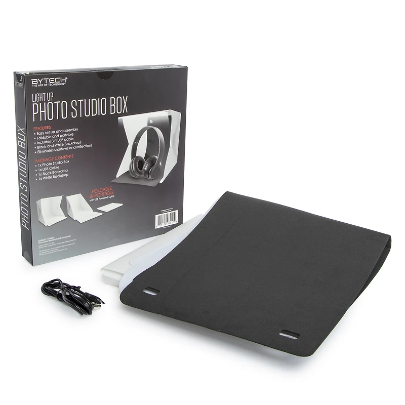 Tabletop Photo Studio Light Box With LED Strip