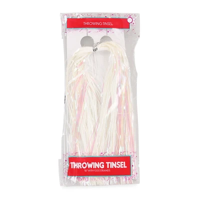 Holiday Throwing Tinsel 1000 Strands, 18in