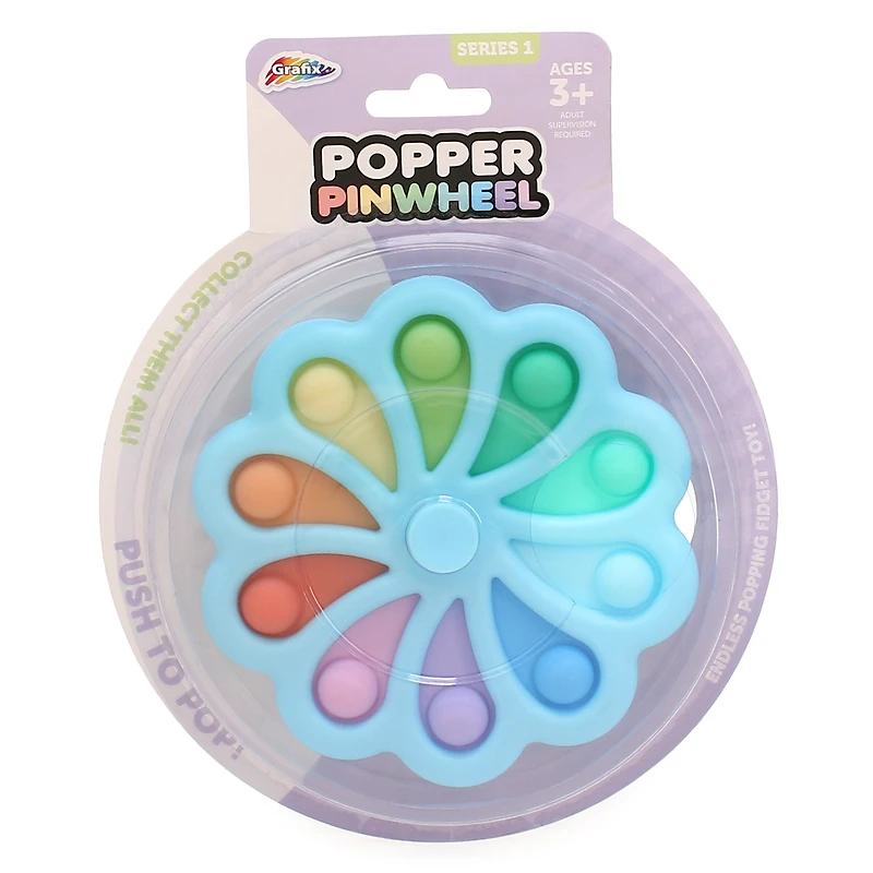 Bubble Burst Pinwheel Fidget Popper