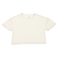 Juniors Boxy Hacci Top - White