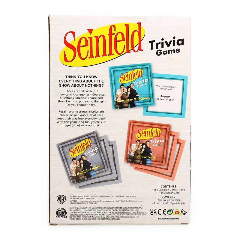 Seinfeld™ Trivia Game: Ready To Roll™ Edition