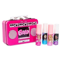 Barbie® Lip Gloss 4-Pack With Tin