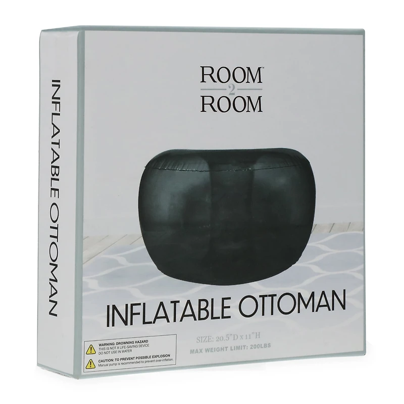 inflatable Ottoman 20.5in x 11in