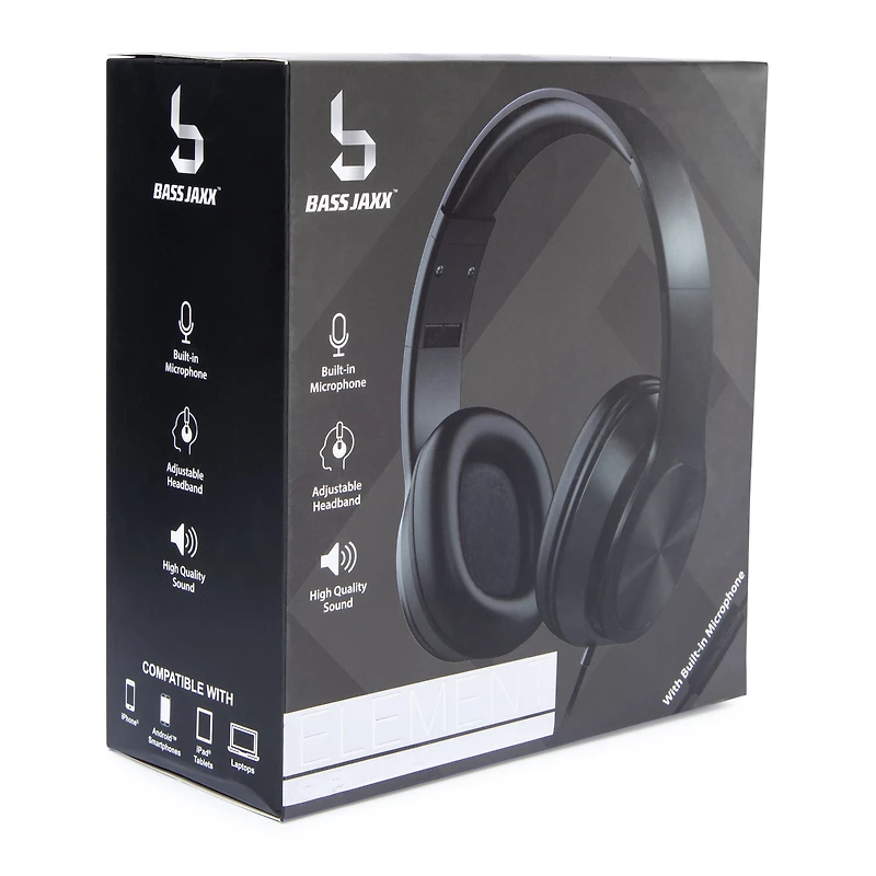 Element Wired Over-Ear Headphones With Microphone