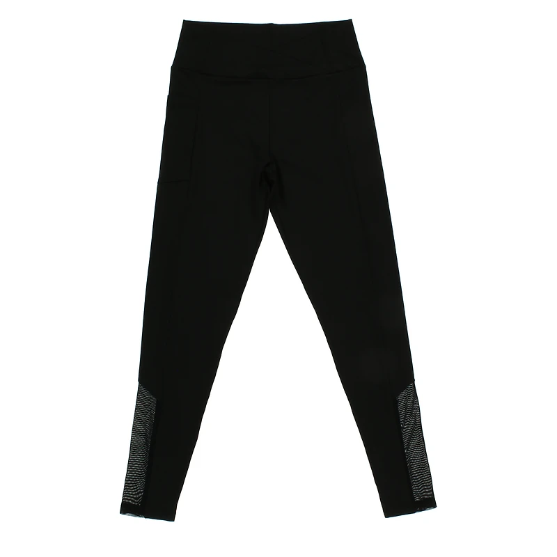 Black High Waist Crossover Leggings
