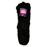 Faux Fur Cabin Socks, 1 Pair
