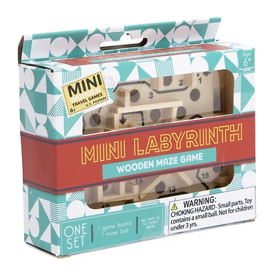 Mini Labyrinth Wooden Maze Game