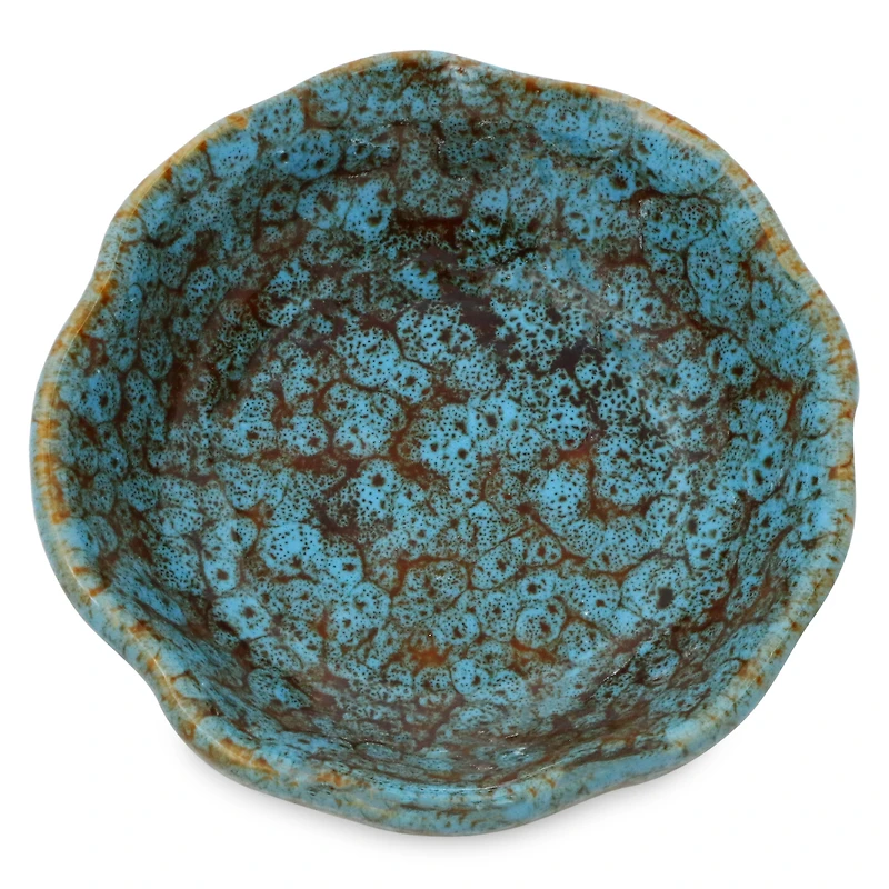 Glazed Ceramic incense Burner 4in