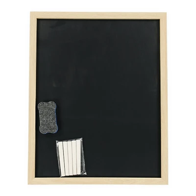 12in x 15in Wood Framed Chalkboard With Chalk & Eraser