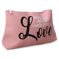 Makeup Bag 14.6in - What The World Needs
