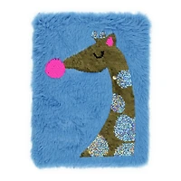 Sequin Cat Plush Journal