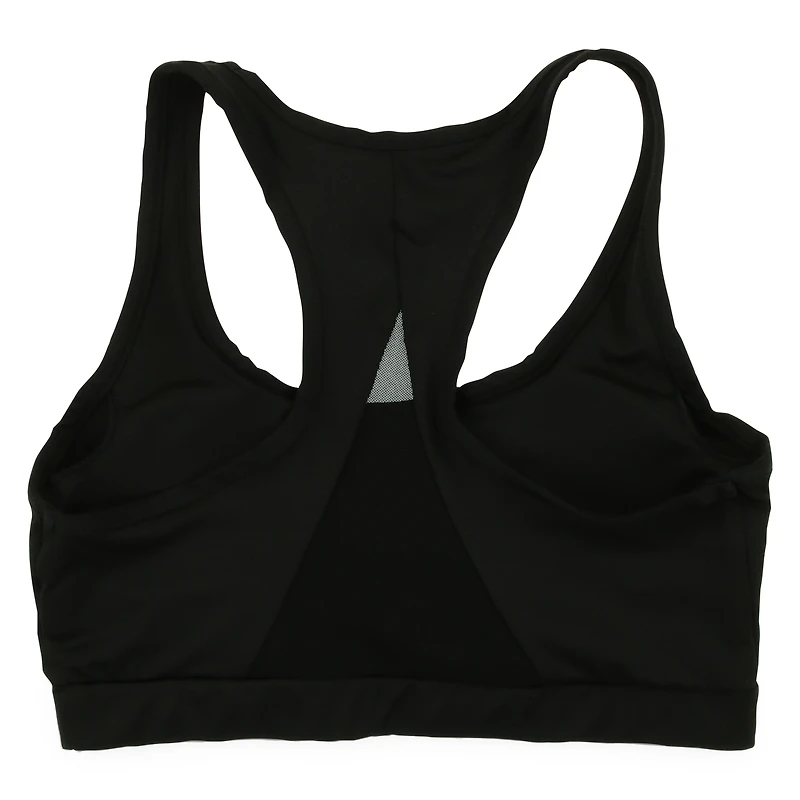 Black Classic Fit Sports Bra