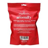 10-Count Scented Bath Fizzies With Rosewater
