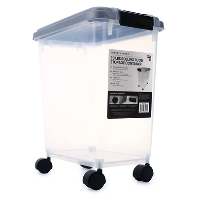 Rolling Pet Food Storage Container w/ 20 lbs Capacity