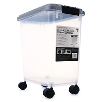 Rolling Pet Food Storage Container w/ 20 lbs Capacity