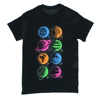 Neon Planets Graphic Tee