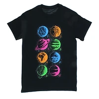 Neon Planets Graphic Tee