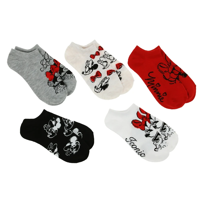 Disney Minnie Mouse Ankle Socks 5-Pack