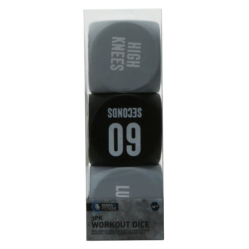 Series-8 Fitness™ Workout Dice 3-Pack