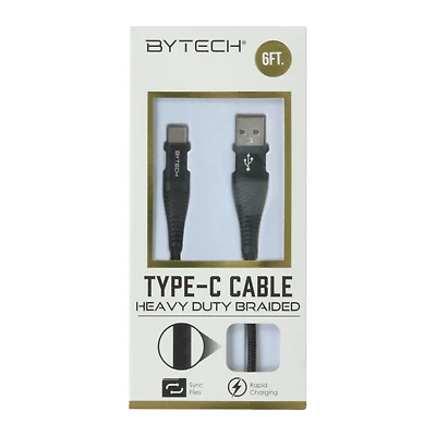 6ft Premium USB-C To USB-A Cable