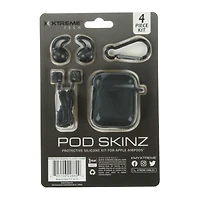Black Pod Skinz Kit For Airpods® Gen 1 & 2
