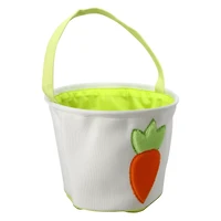 10in Bunny Butt Canvas Easter Basket