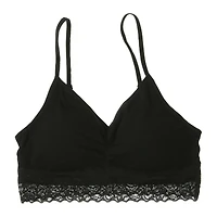 Black Lace Trim Bralette