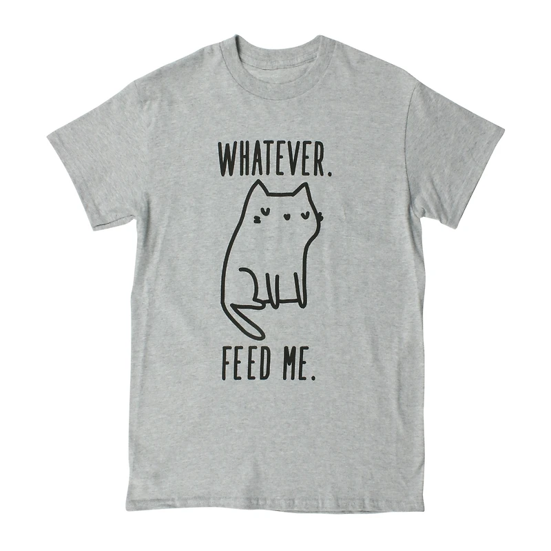 'Whatever. Feed Me' Cat Graphic Tee
