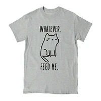 'Whatever. Feed Me' Cat Graphic Tee